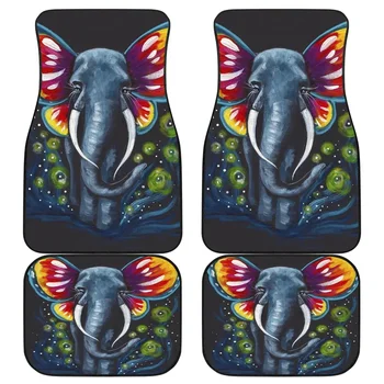Elephant Art Car Mats 1