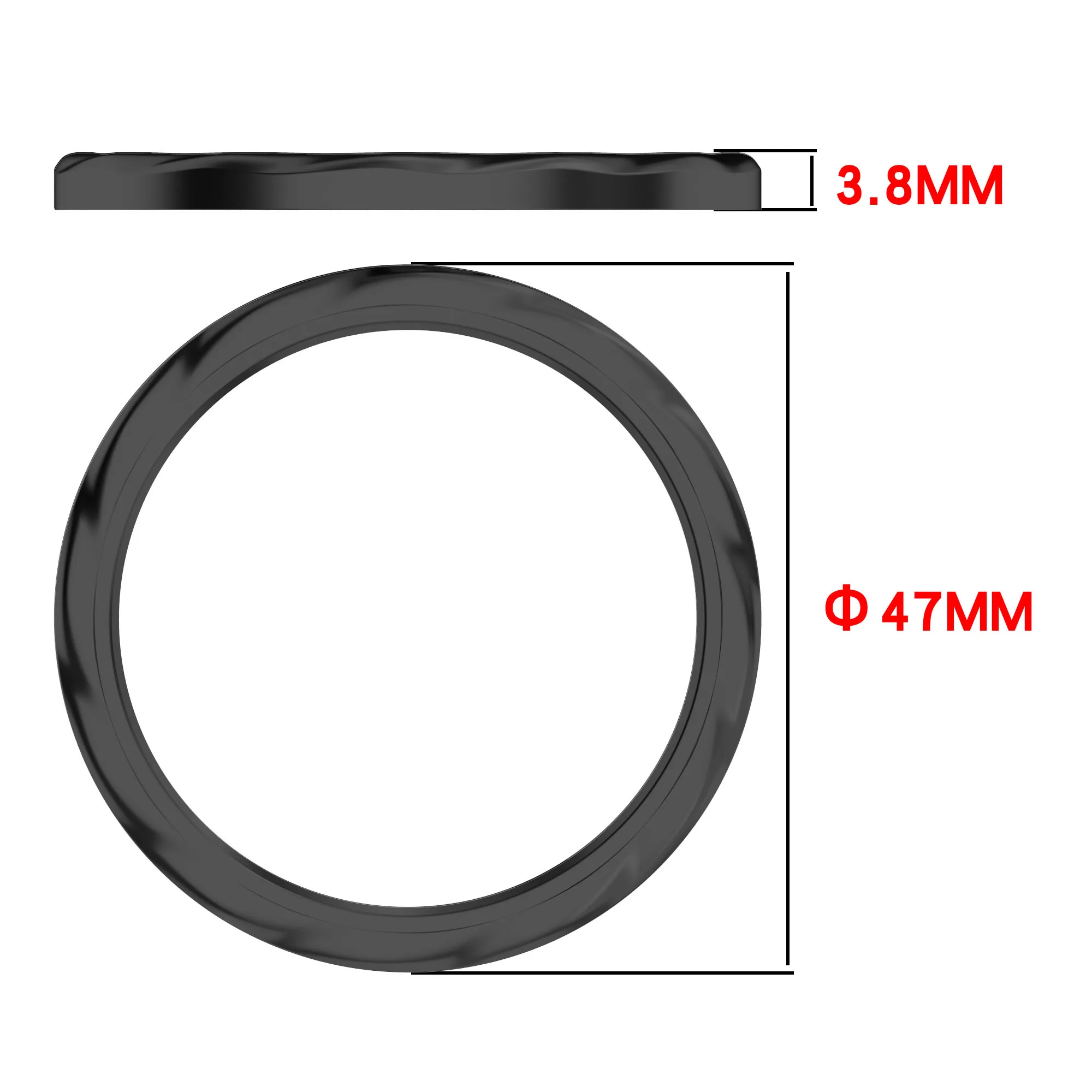 Premium Metal Bezel Ring with Tempered Screen Protector