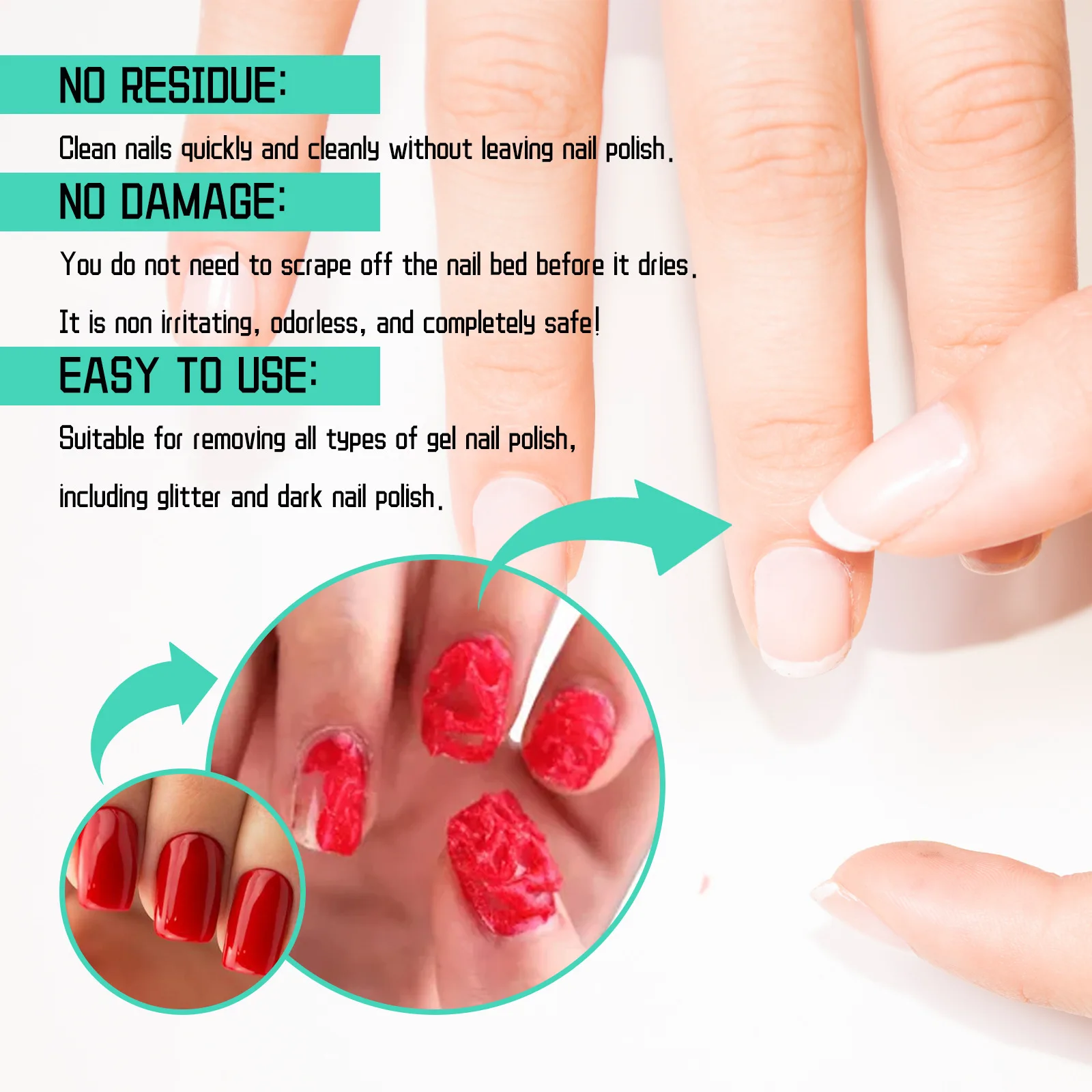 Nail Polish Remover Liquid Magic Burst Nail Sticky Layer Manicure Varnish Clearing Semi Permanent UV Gel Polish Delete Degreaser 6