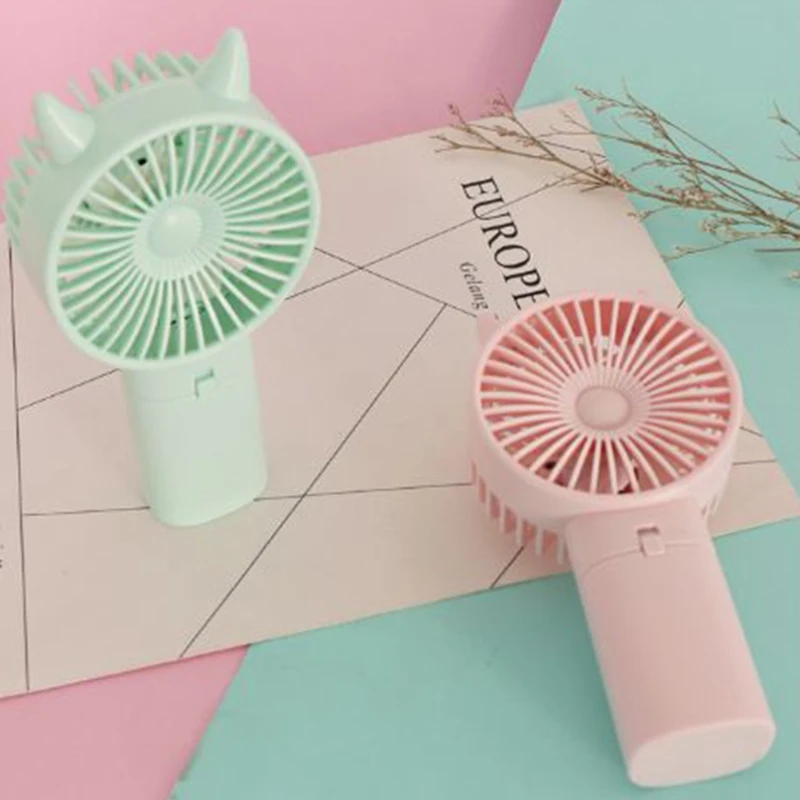 Handheld Fan, Super Mini Fan Portable Hand Held Fan For Girls Women Kids Outdoor Travelling Or Indoor Office P9JB