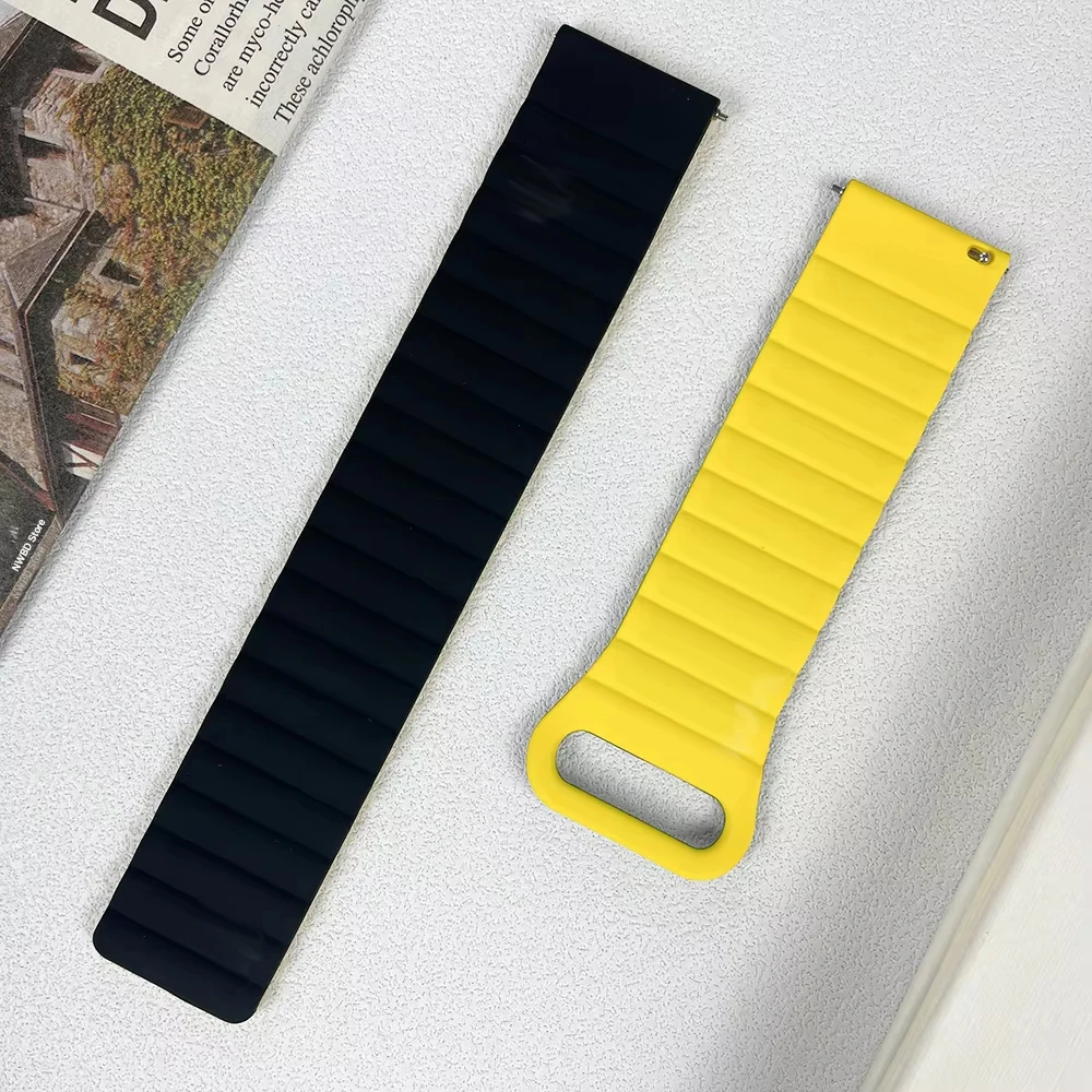 Silicone Magnetic Loop Band, 20mm & 22mm