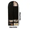 Clothes Dust Cover Clothing Organizer Garment Covers Clothes Bag With Clear Window Garment Protector Clothing Cover 4 Grid Suit 6