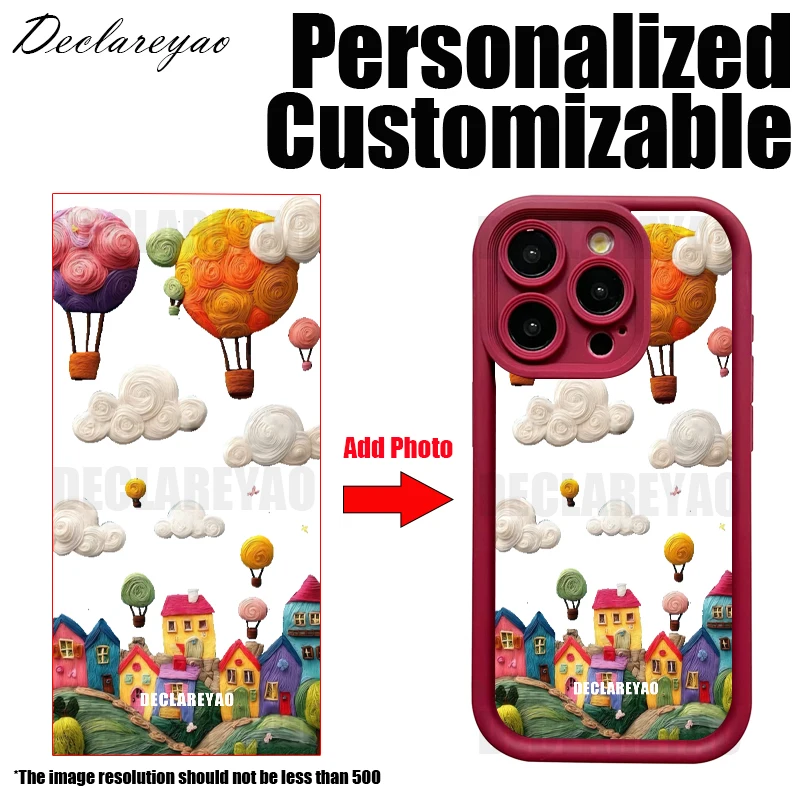 Personalisierte DIY individuelle Foto individuelle Hülle für Apple iPhone 16 Pro Max 15 14 Plus 13 12 Mini 16e Cover Bild Silikon weich – Detail 4