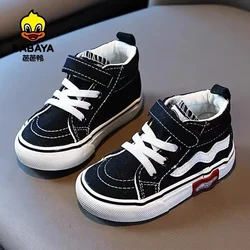 Babaya 2023 Spring New Children's Canvas Shoes Girls Casual Shoes Breathable Fashion Kids Sneakers for Girl Boots