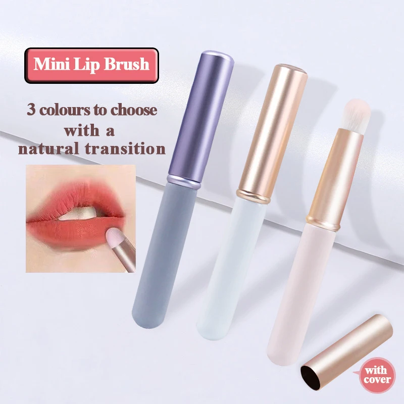 PortableMiniLipstickBlendingMakeupBrushesConcealerLipGloss