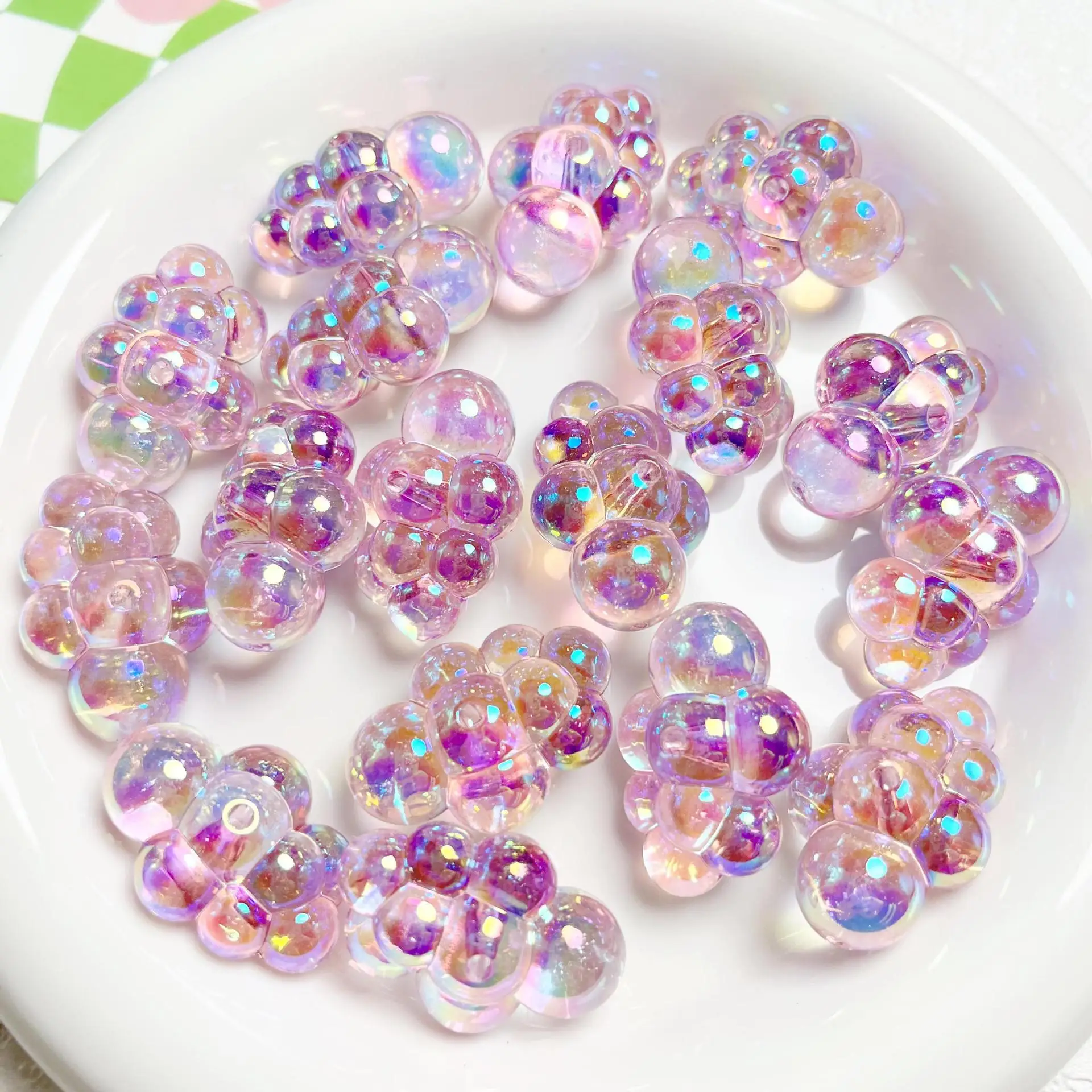 20g 2-45mm Colorful Acrylic Pearlescent Mixed Beads ABS Lmitation Charm  Loose Beads Counter Jewelry Findings Making wholesale - AliExpress