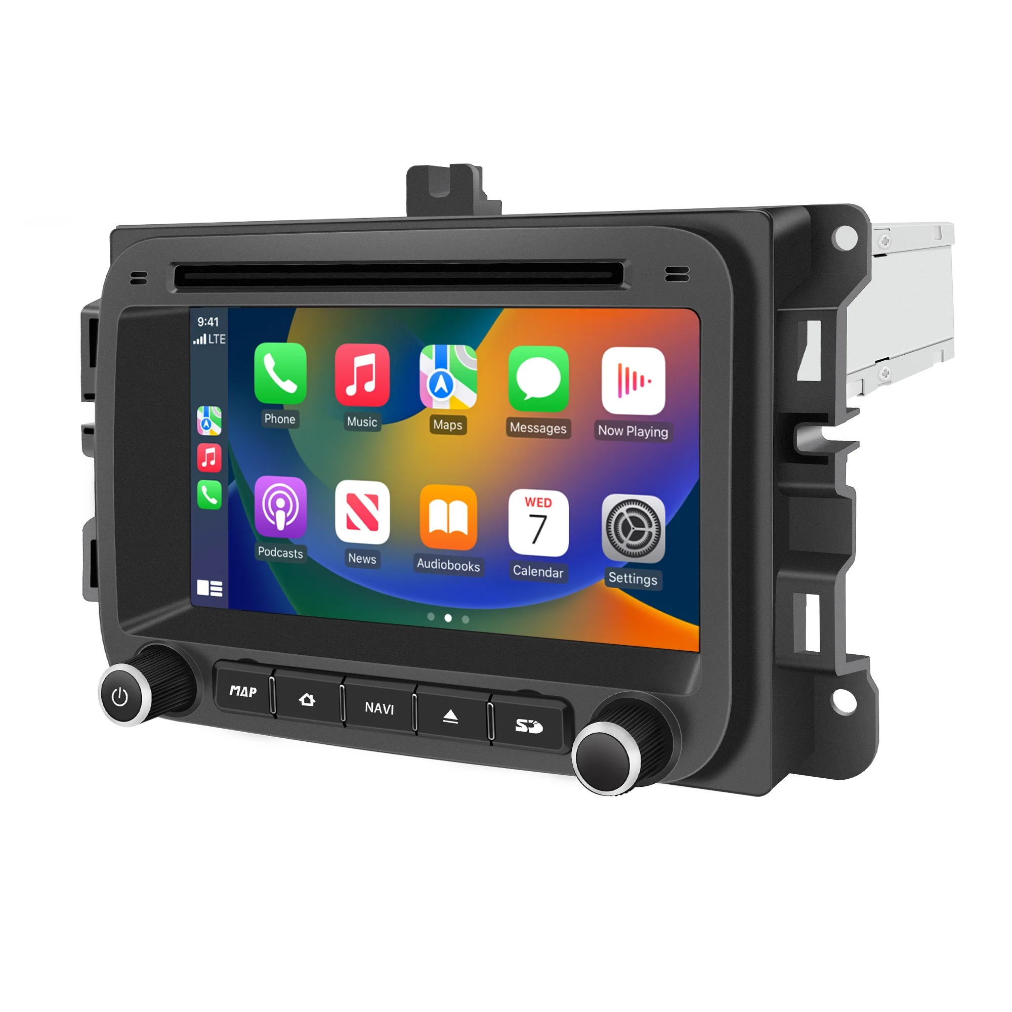 7-Zoll-Upgrade-Touchscreen-Haupteinheit für Jeep Cherokee mit Android 14, kabellosem CarPlay und kabellosem Android Auto – Detail 8
