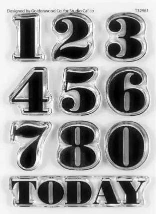 Word クリアスタンプ切削ダイシール DIY スクラップブッキング用クリア