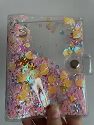 Colorful Transparent Loose Leaf Binder Cover for Journals and Sketchbooks (Yellow)