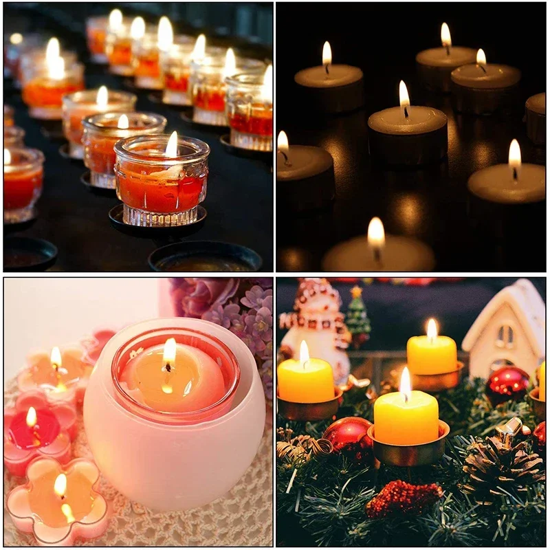 Make Candle Wax Fixed Base Bracket Candels Accessories White Heat-resistant Foam Double-sided Tape Candle Wick Stickers Material