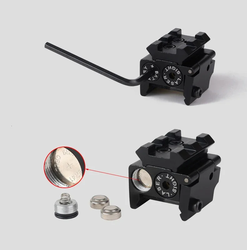 Undermount Mini Laser Sight 20mm Red Metal Low Base Locator Laser Sight Anti-shake Adjustable Glock Accessories Scope Ar 15 laser sight