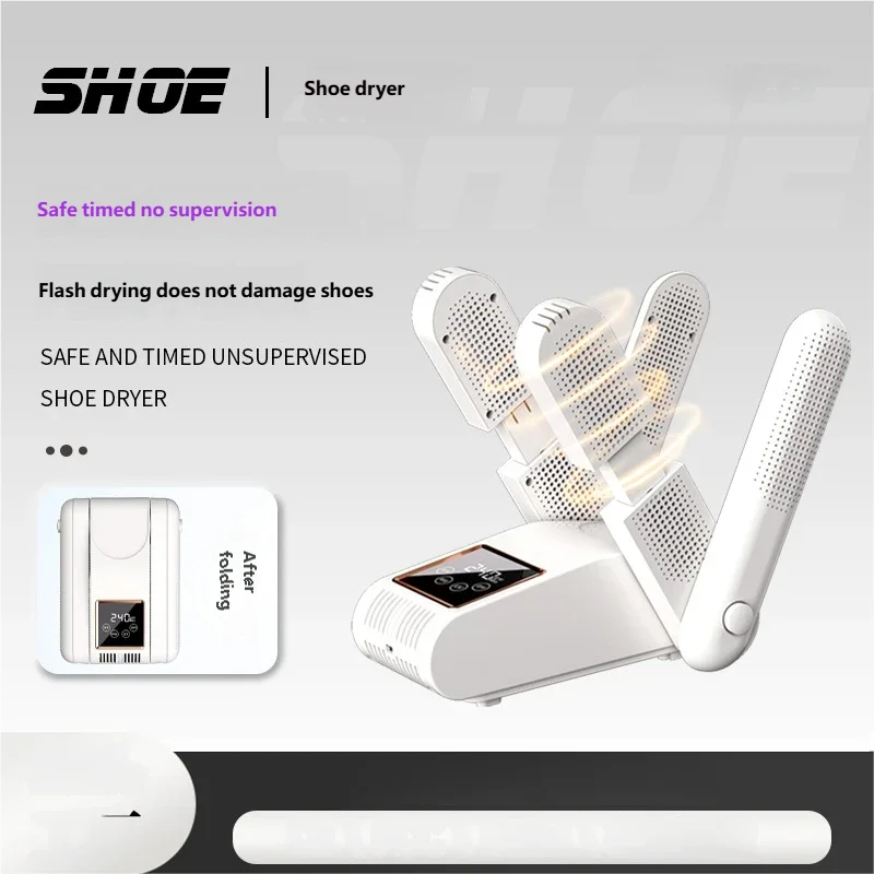 HOMEFISH Shoe Dryer Portable Folding Design