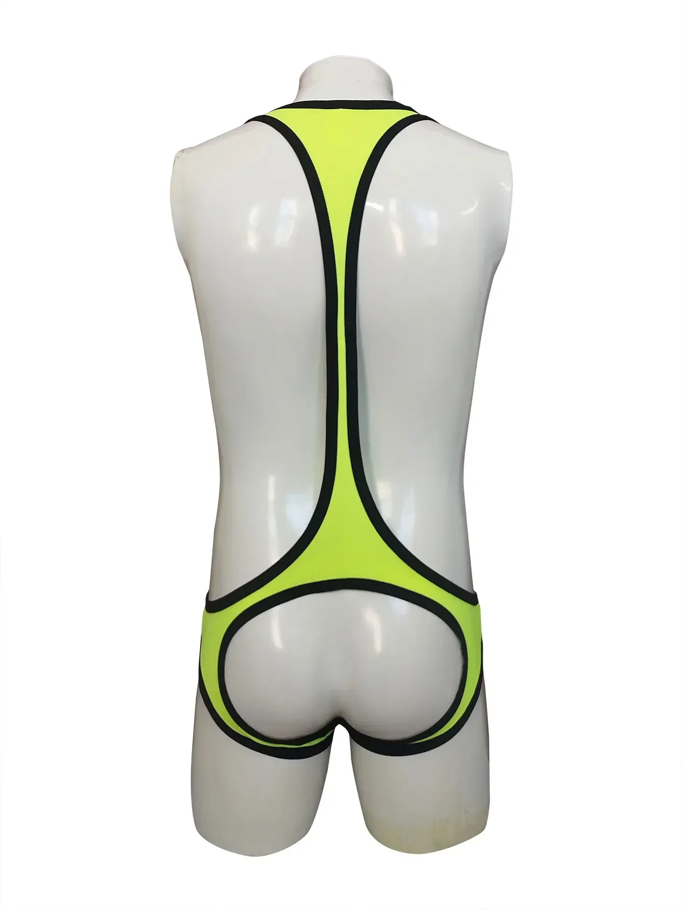 Men's Sexy Nylon Jockstrap Leotard Underwear Wrestling Singlet Bodysuit Breathable Skinny U Convex Suspender Jumpsuits