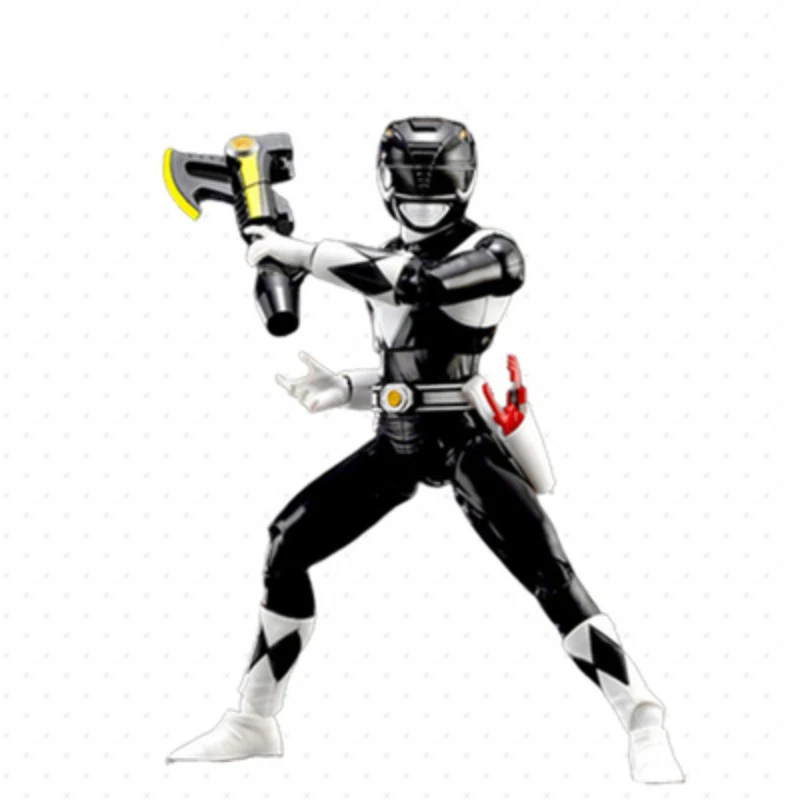 

FLAMETOYS FURAI MODEL Mighty Morphin Power Rangers Black Ranger Anime Figure Model Collecile Action Toys Gifts