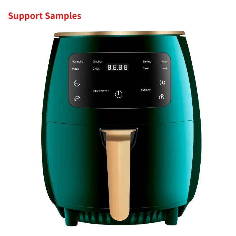 4.5L 6L 8L 12L Consumer Segnala Il Miglior Mini Rack Caldo Senza Olio Come Visto Come Friggitrice Ad Aria Con Cresta D'Argento Senza Olio