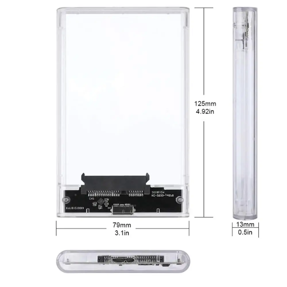 ޴ USB 3.0 2.5 HDD SSD Ŭ ̽,  ϵ ũ Ͽ¡ ڽ, ̺ , 5Gbps  ӵ