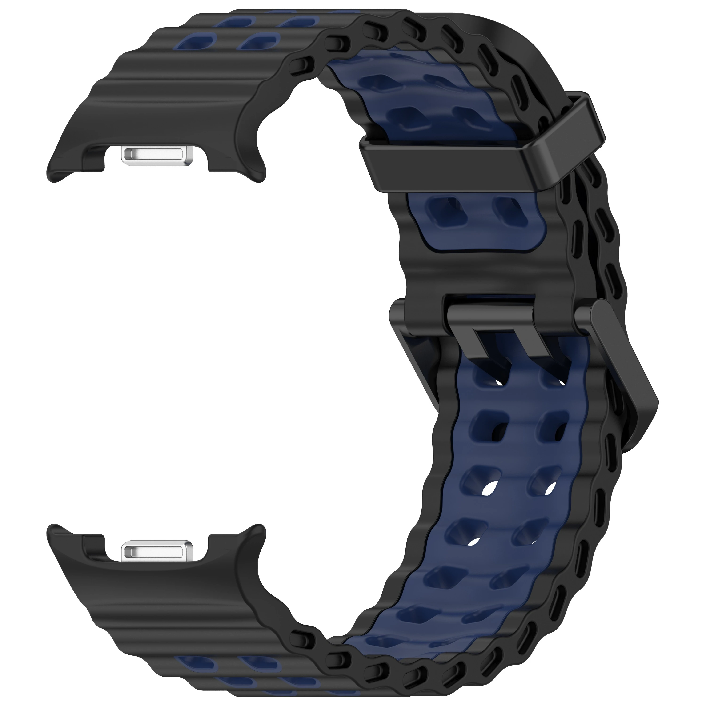 Two-Tone Silicone Sport Band Replacement for Galaxy Watch 8 Classic 46MM