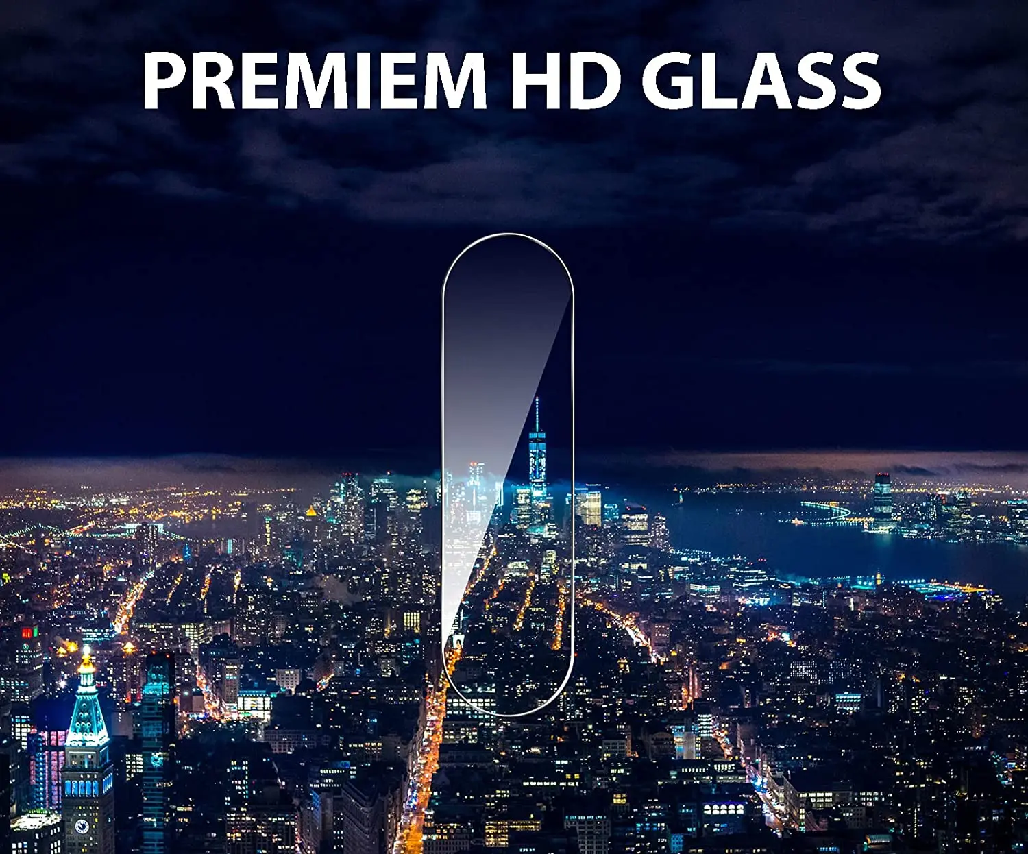 Premium Tempered Glass Camera Lens Protector, 2.5D 9H Hardness