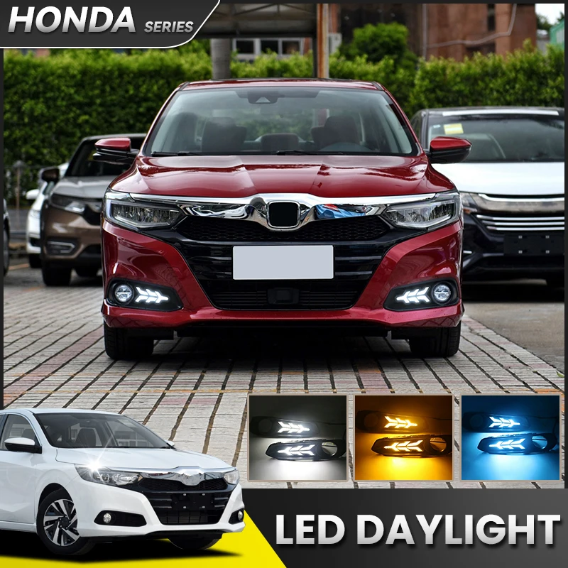 

Подходит для Honda 19-20, новые дневные ходовые огни Crider, светодиодные дневные ходовые огни, противотуманные огни и Рулевое управление