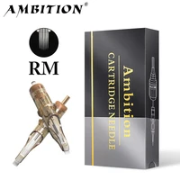 Ambition Premium RM Tattoo Cartridge Needle Round Magnum 20pcs/lot Disposable Sterilized for Tattoo Machine and Permanent Makeup 1