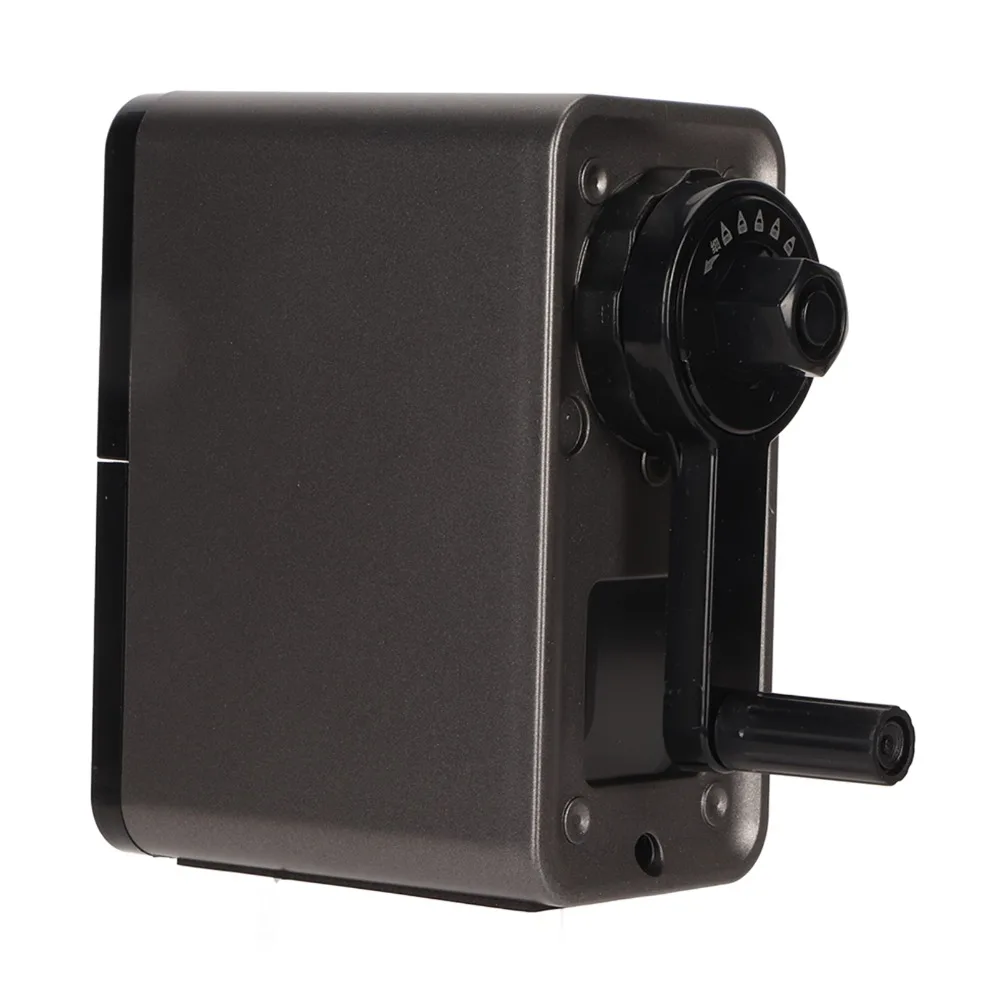 7 Adjustable Thickness Settings Sketch Wide Application Efficient Sharpening Manual Pencil Sharpener_voghion.com