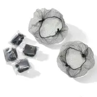 10/20/30/50 pièces filet à cheveux en Nylon Durable pour chignon outil de coiffure filet à cheveux noir brun pour perruques maille filets à cheveux de coiffure 5
