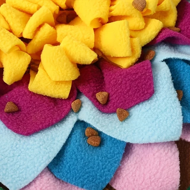 Pet Sniffing Training Mat Blanket Training Mat Dogs Cats Educational Stress Relief Bite Resistant Slow Food Pets Eco-friendly 4