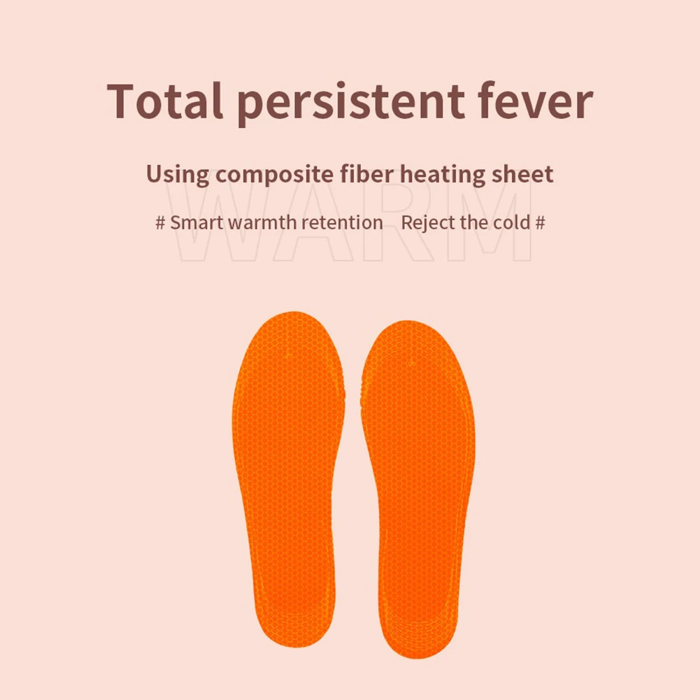 USB Heated Shoe Insoles Unisex Electric Foot Warming Pad Feet Warmer Sock Pad Mat Winter Outdoor Sports Heating Insole Winter