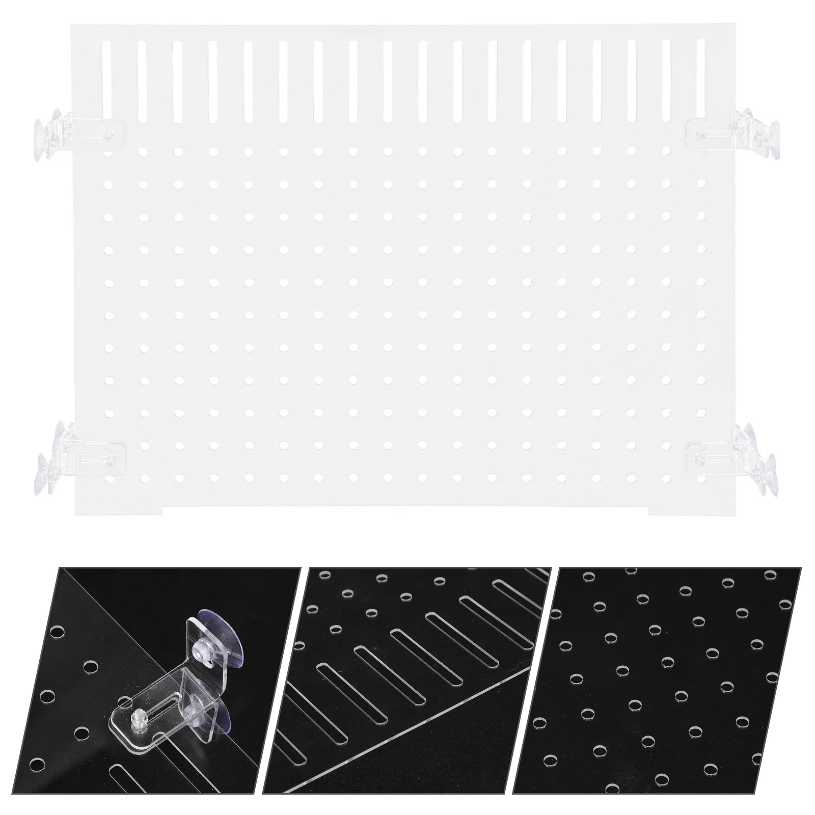 

Fish Tank Isolation Board Separator Accessory Acrylic Divider Aquarium Suction Cup