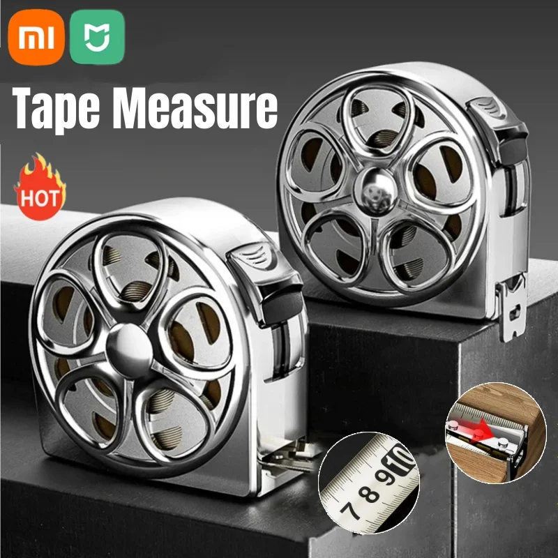 Tape Measure Xiaomi 5M Stainless Steel Portable Anti-corrosion Retractable Metric Ruler Woodworking MeasuringTool