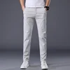 Thin Men's Pants Classic 7 Colors Summer New Casual Pant Business Fashion Stretch Cotton Slim Brand Male Trousers 4