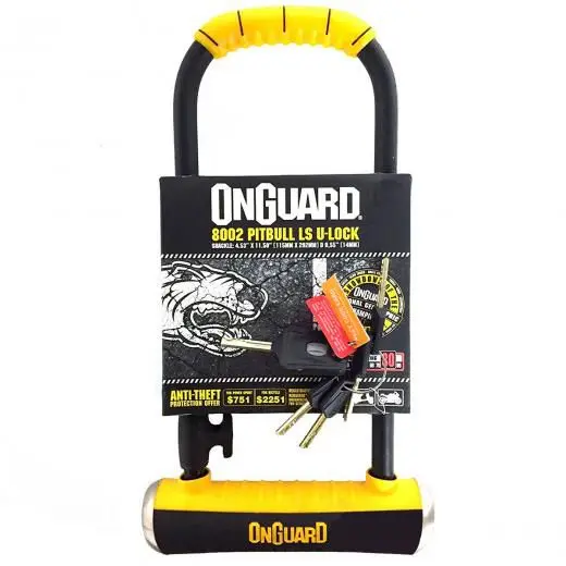 Cadeado Para Bicicleta Trava Bike Moto U-Lock Onguard Pitbull Ls