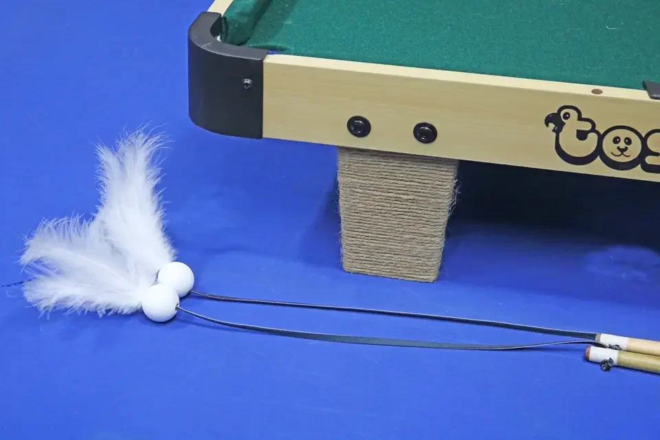 3 In 1 Cat Toys With Scratching Post For Indoor Cats Mini Pool Table