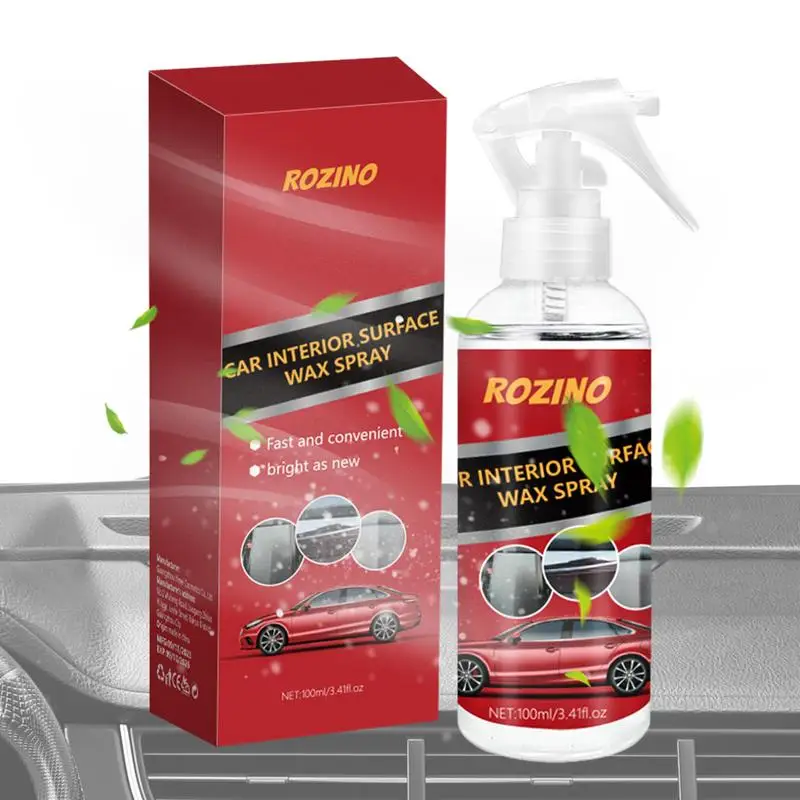 

Leather Seat Cleaner Car Upholstery Restorer Protection Foam Spray Prevent Cracking or Fading with UV Protection 100ml Leather