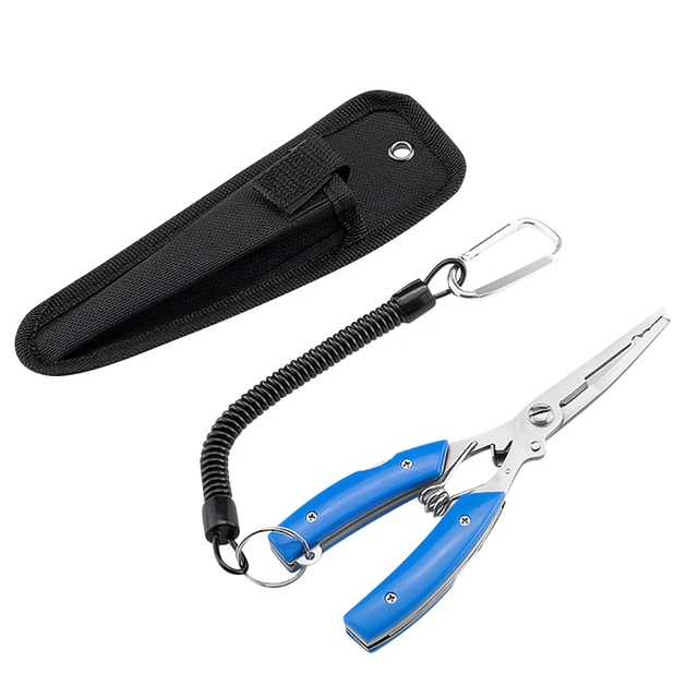 Stainless Steel Fishing Plier Fishing Tackle Cutter Hook Tackle Tool Bag  Cutter Hook Remover Line Cutter Grip Split Ring Pliers - AliExpress