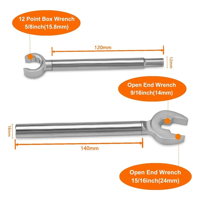 Kjcbkcb One Stop Wrench 2 In 1 Portable Plumber Wrench Tool