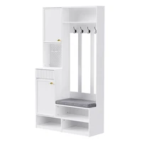 KOMHTOM Complete set hallway wardrobe with bench