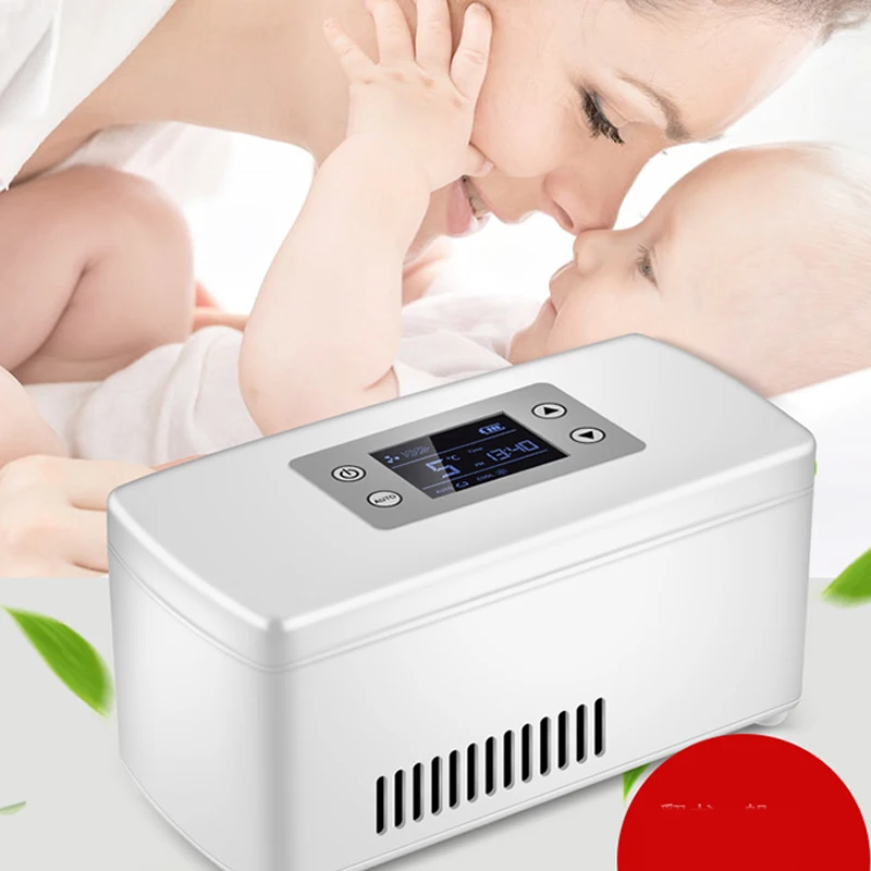 Insulin Cooler Refrigerated Box 2021 New Upgrade 10400mAh Built-Battery Mini Portable Insulin Reefer Cold Storage Box for Keepin 1
