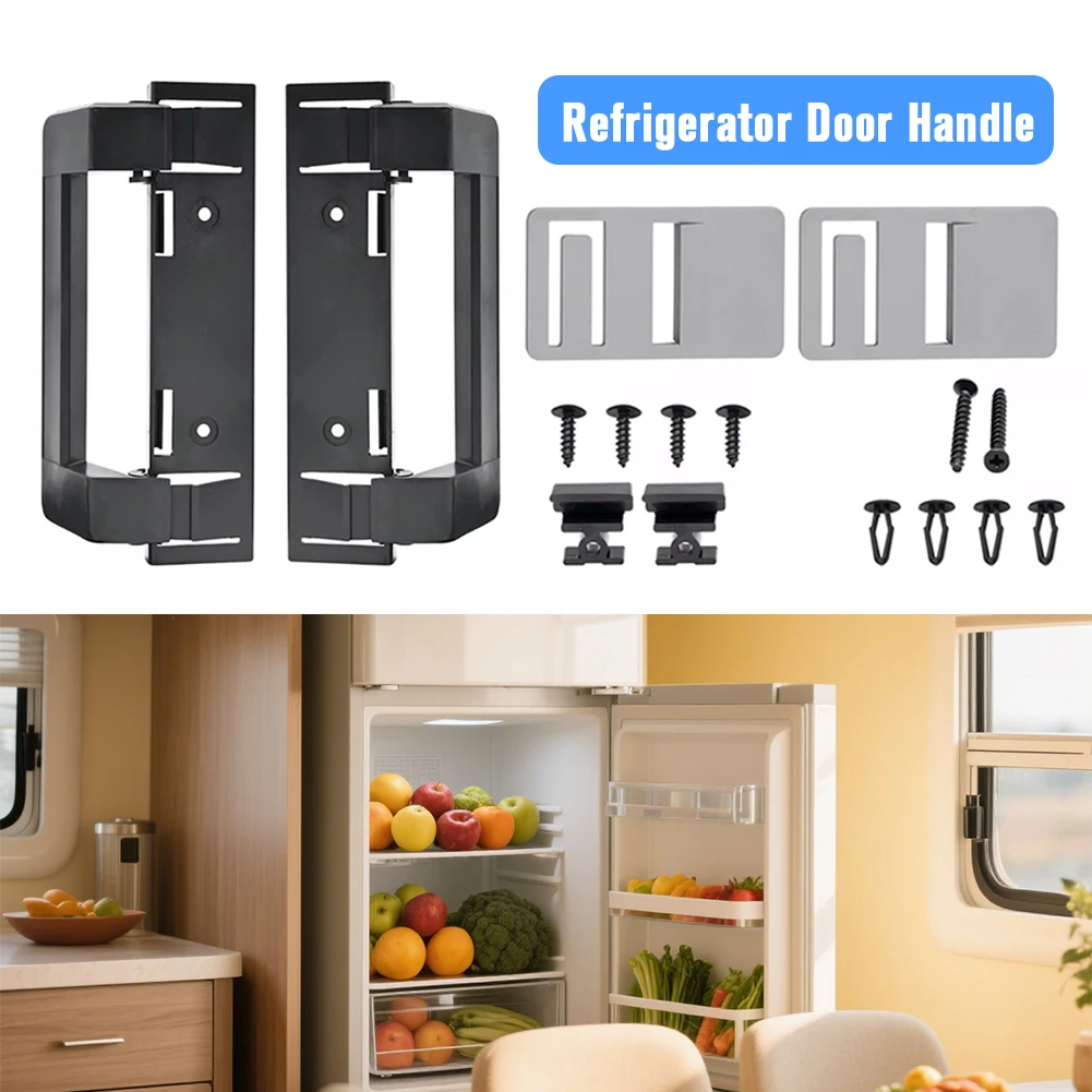 2Pcs Ergonomic RV Refrigerator Door Handle OE 3316882900 Refrigerator Hardware Door Handles Wear Resist RV Parts Accessories