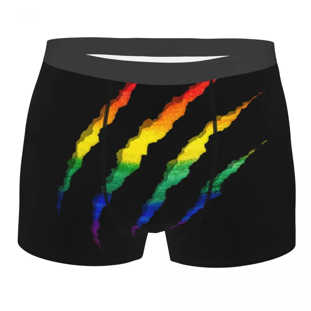 

LGBT Ripped And Shredded Underwear Men Sexy Print Custom GLBT Gay Lesbian Pride Boxer Shorts Panties