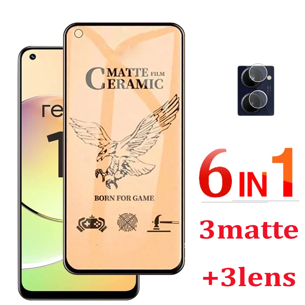 Pellicola Opaca In Ceramica Realme 10 4 G Pellicola Frontale Per Telefono Real Me 9 8 10 Pro Plus Protezione Per Lenti Realme10 Soft Frosted Glass Rea