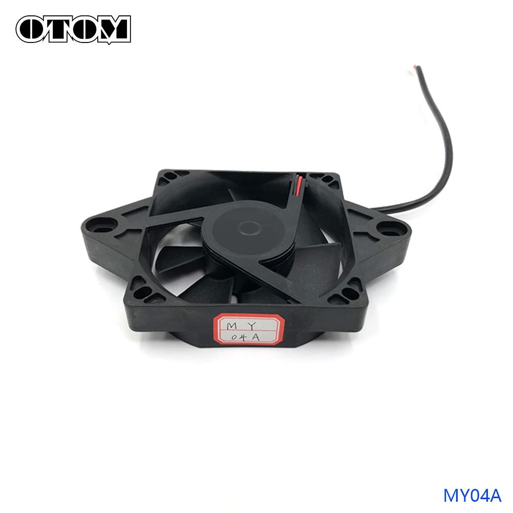 OTOM Motorbike 12V Motorcycle Cooling Fan Oil Cooler Engine Electric Radiator Water Tank For KTM CRF YZF KXF RMZ Pit Dirt Bikes