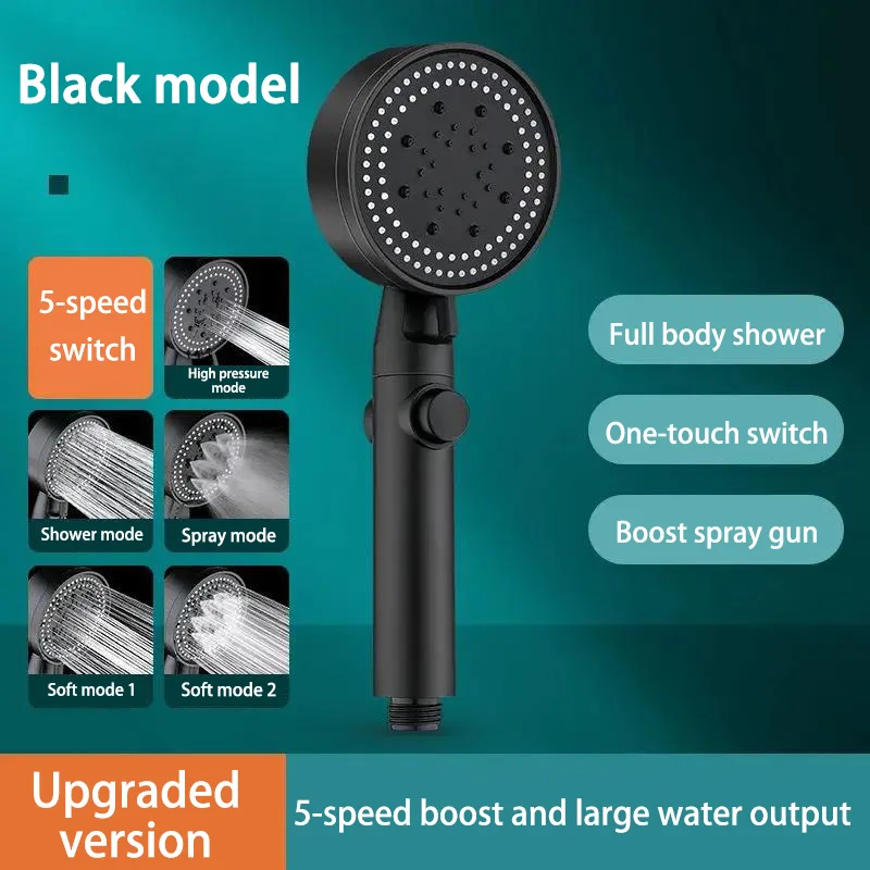 Xiaomi pomme de douche 5 Modes économie d'eau réglable haute pression pomme de douche à main Spray suspendu accessoires de salle de bain nouveau