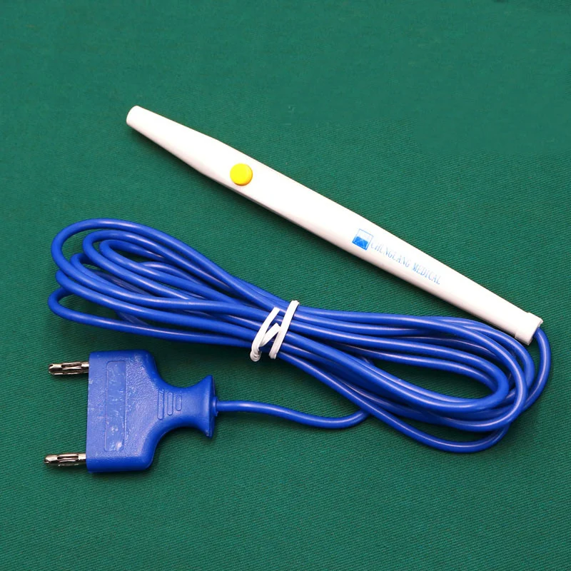 Bipolar Electrocoagulation Double Eyelid Pen Hemostat Cosmetic Plastic Surgery Single Pole Handle Wiring Coagulator electric coagulation tools