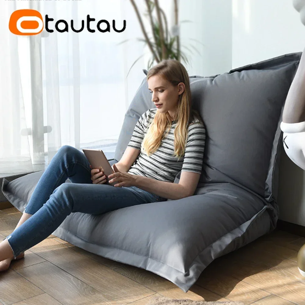 OTAUTAU M/L Outdoor/Home Bean Bag Cover 140x180cm DD103 No Filler Inside You Need To Buy Filler By Yourself