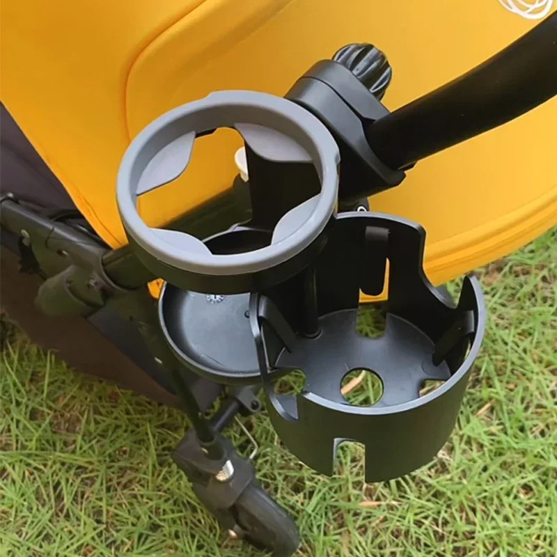 Baby Stroller Accessories Coffee Cup Holder Phone Support Milk Bottle Drink Cup Holder Conversion 2 Cups for Universal Pram