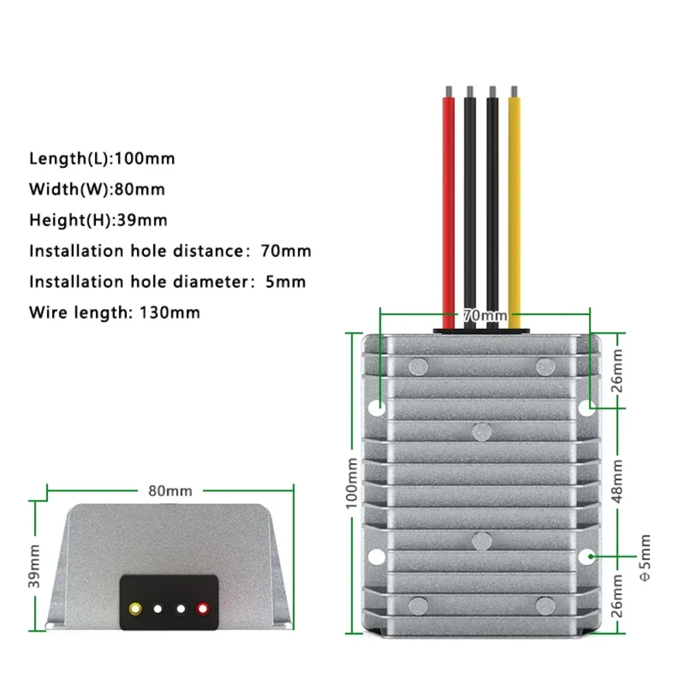 9-36V 24V 12V a 28V 24V 19V 13.8V 8A 20A utilizzato per batterie al piombo-acido 24V, doppia batteria system Boost convertitore buck raddrizzatore DC - immagine 6