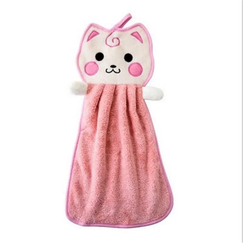 Kitchen home thickened hanging towel microfiber towel bamboo hand towel microfiber hand towel hand towel cotton towel