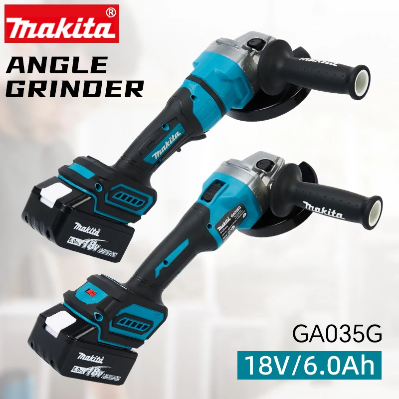 Makita Rechargeable Angle Grinder Brushless Lithium Electric Hand Mill Handheld Angle Grinder Ga035g angle grinder,cordless grinder