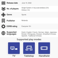 Mario Strikers Battle League Nintendo Switch gry na konsolę Nintendo Switch OLED Lite obsługa konsoli TV Tabletop tryb ręczny 2